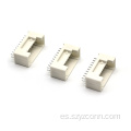 Conector del encabezado de la oblea de tono de 2.0 mm recto